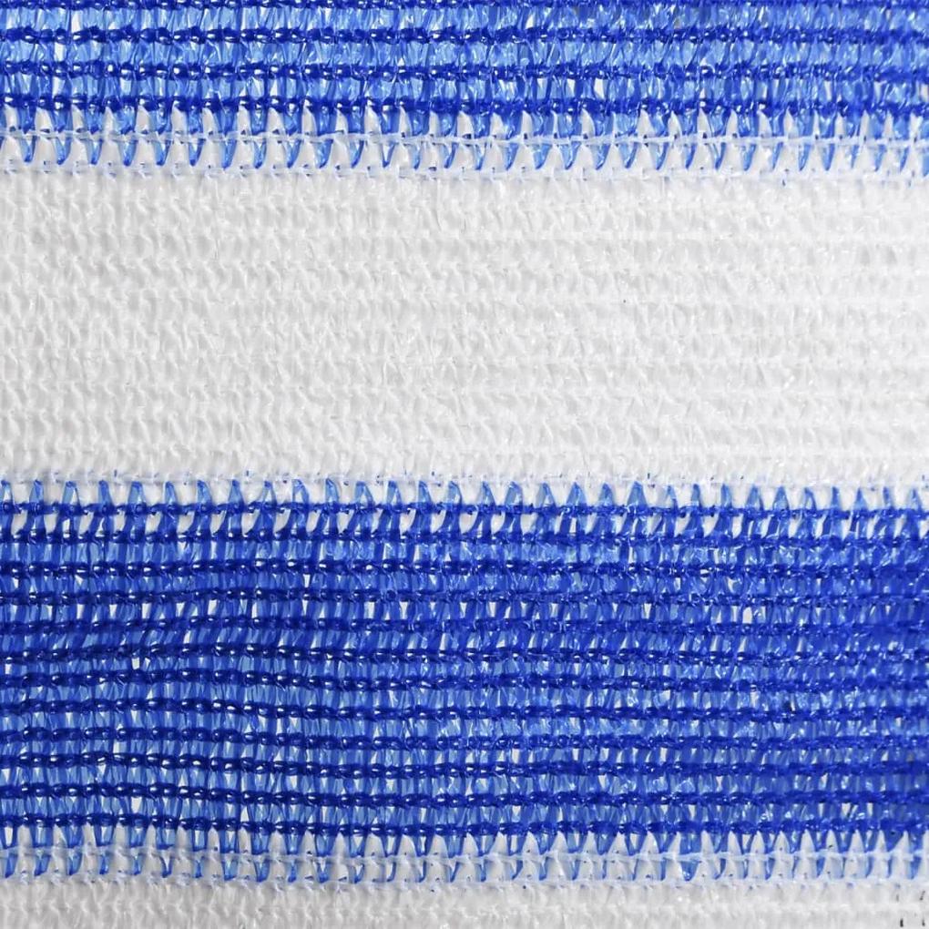 Tela varanda PEAD 75x400 cm azul e branco