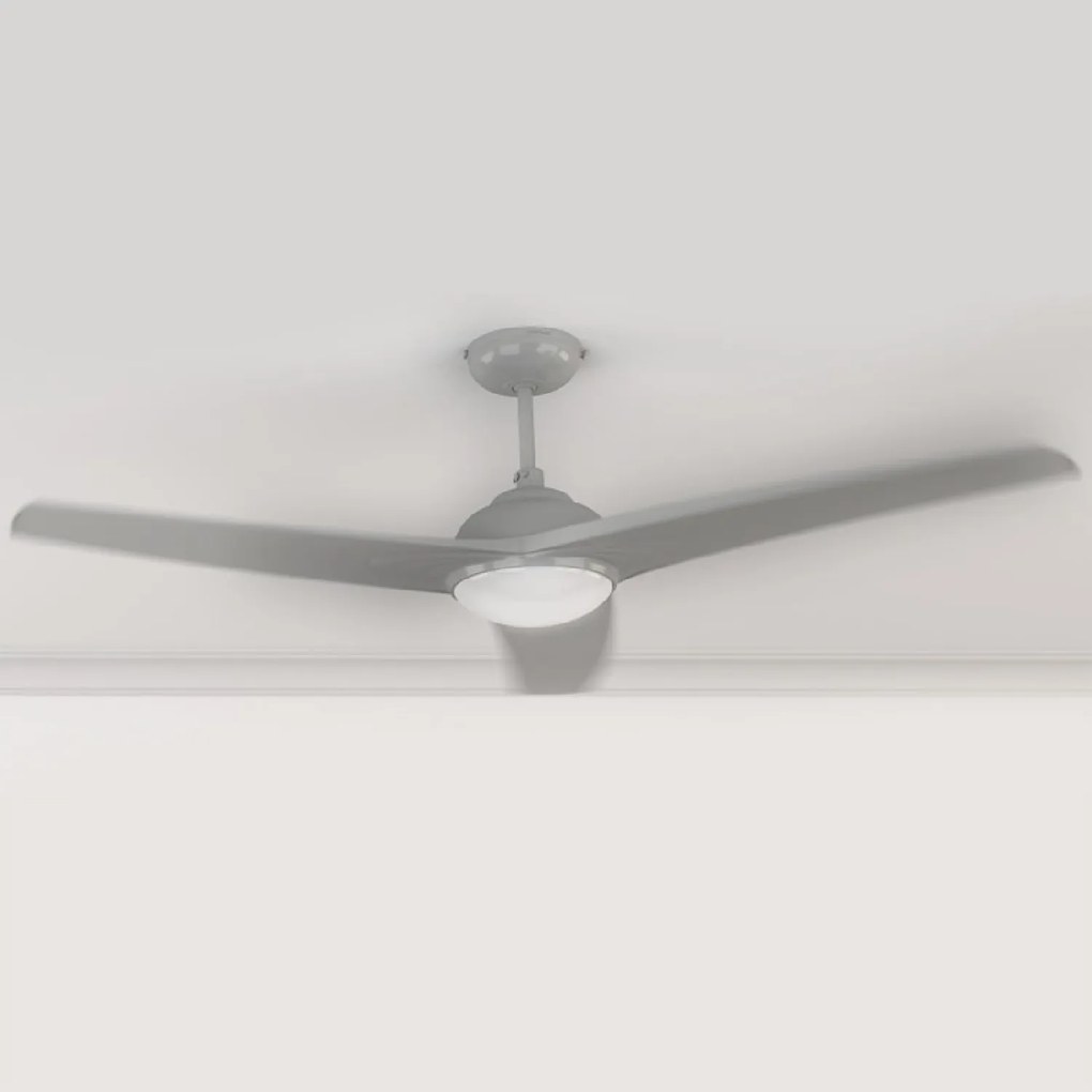 Ventoinha de teto EnergySilence Aero 560 52’’ com 3 pás, 60 W, candeeiro LED e função verão/inverno