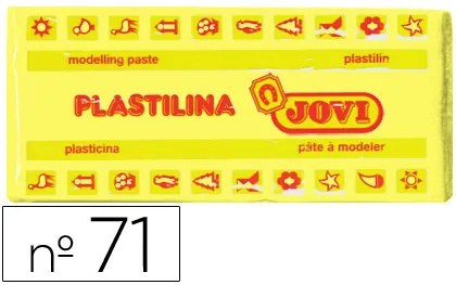 Plasticina Jovi 71 150 gr Amarelo Claro