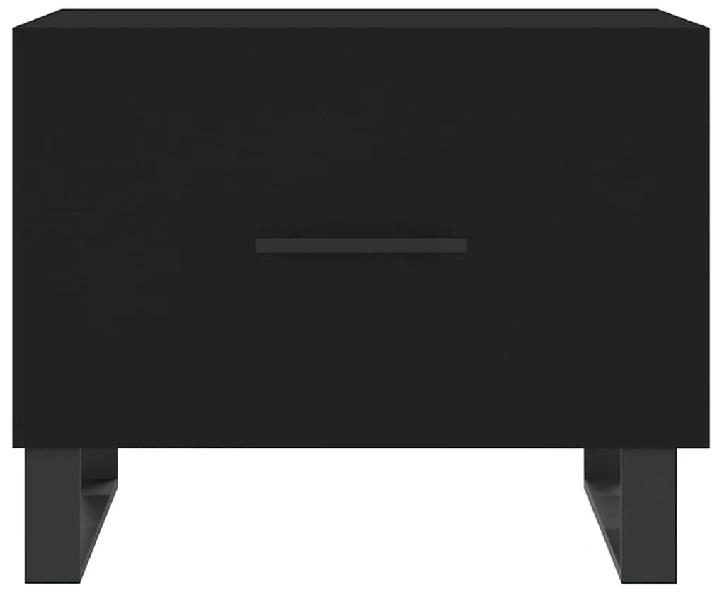 Mesa de centro 50x50x40 cm derivados de madeira preto