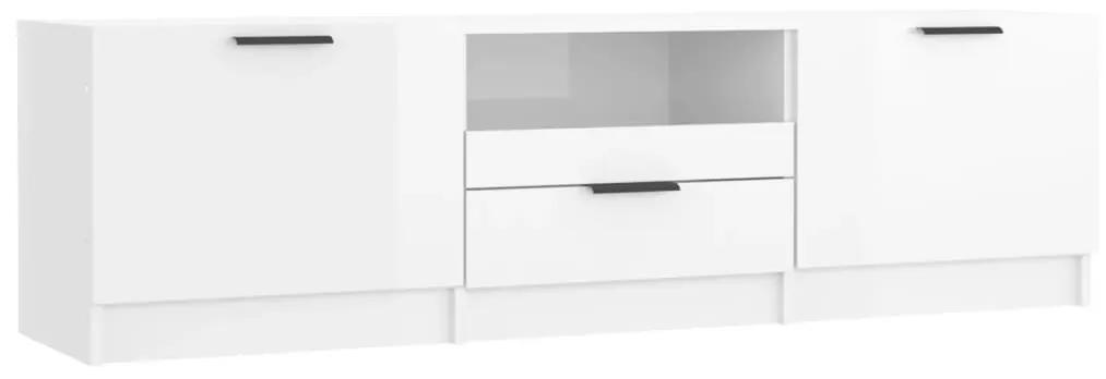 Móvel de TV Flix de 140cm - Branco Brilhante - Design Moderno