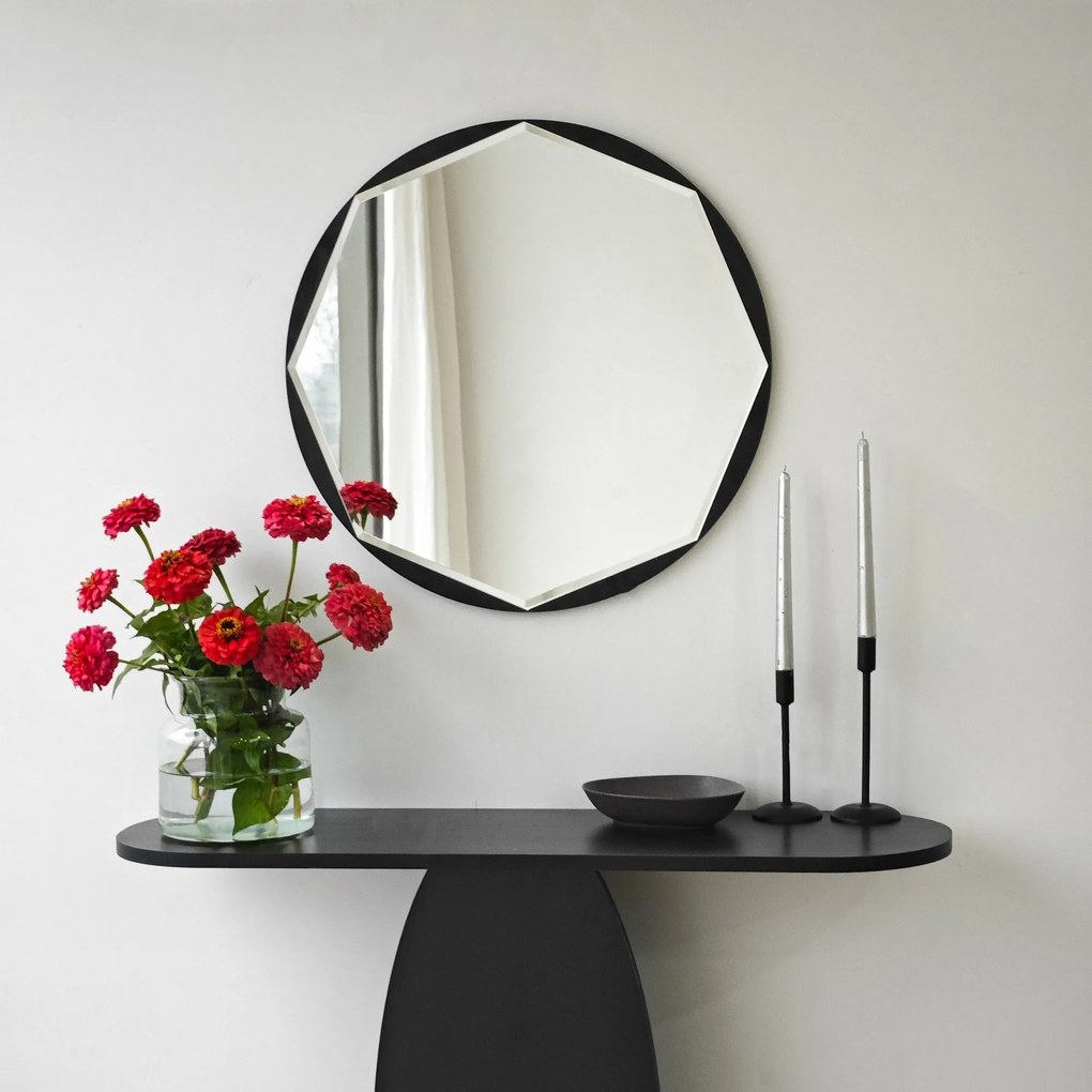 Espelho Stella – Preto – 60 cm x 60 cm