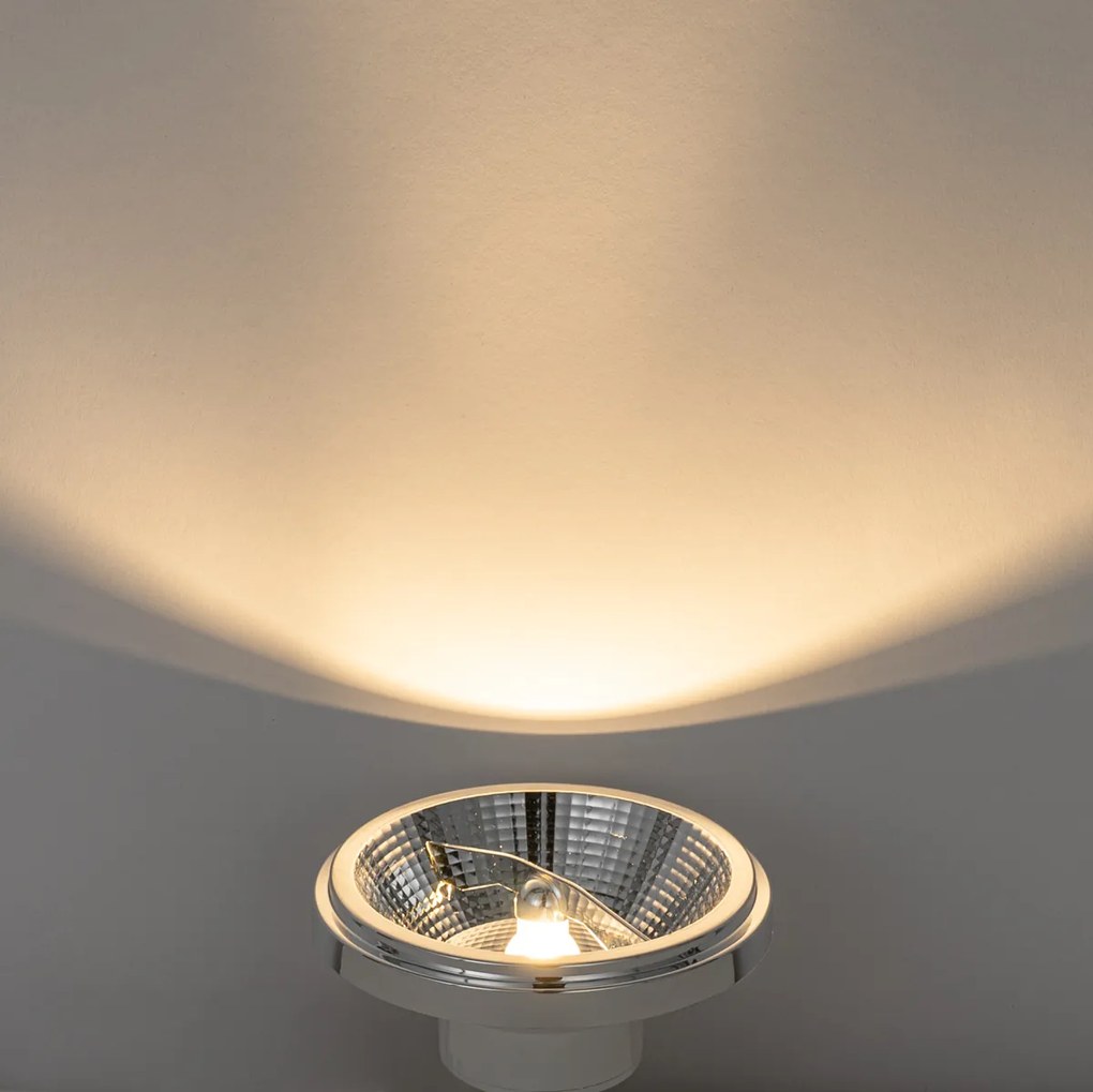 Lâmpada LED GU10 regulável AR111 branca 11W 810lm 2700K