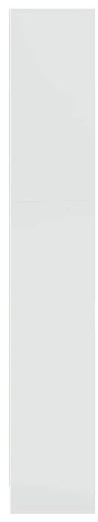 Estante 40x24x143 cm derivados de madeira branco brilhante
