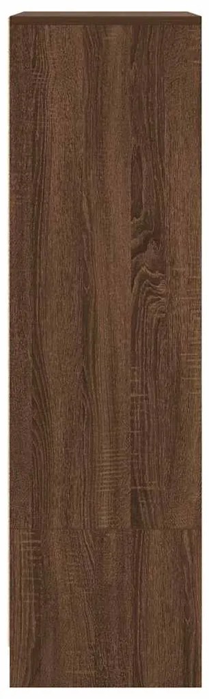 Armário com gaveta 55,5x34x119,5 cm carvalho castanho