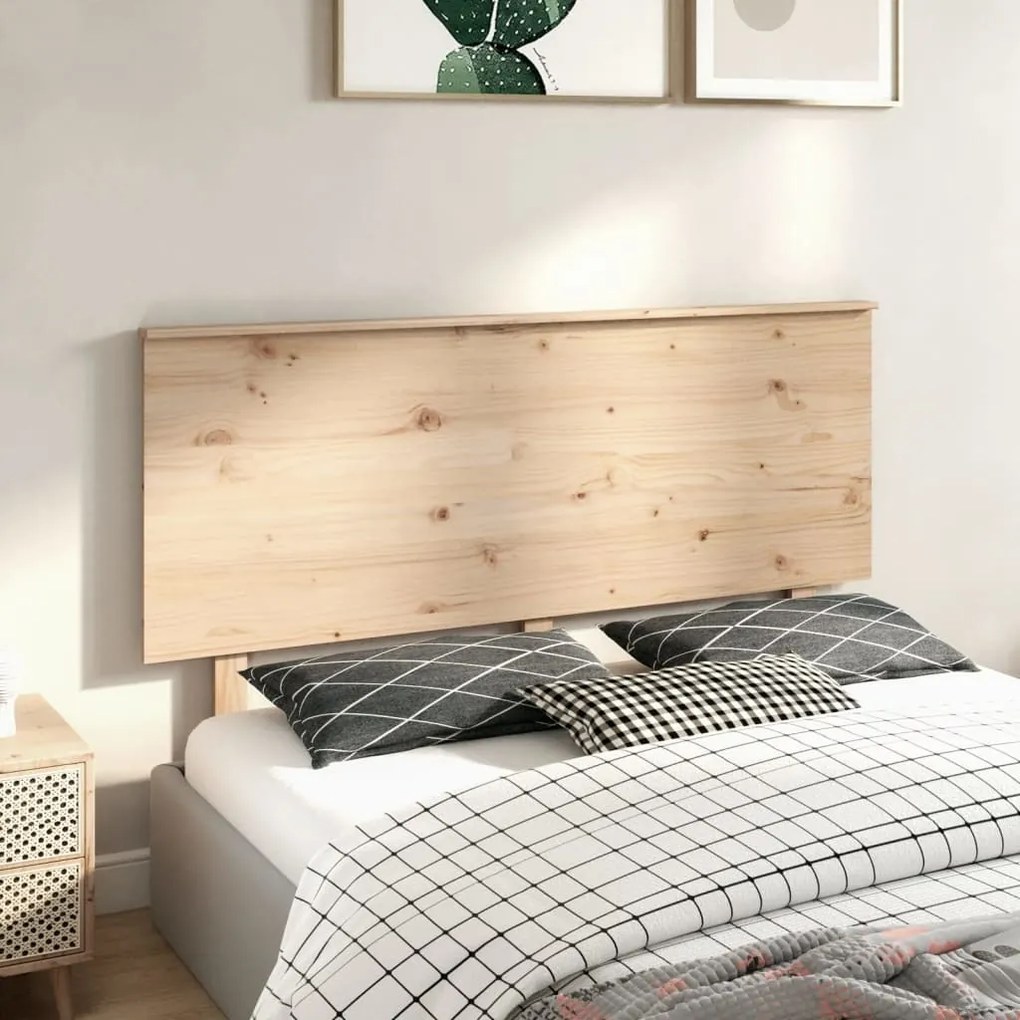 Cabeceira de cama 154x6x82,5 cm pinho maciço