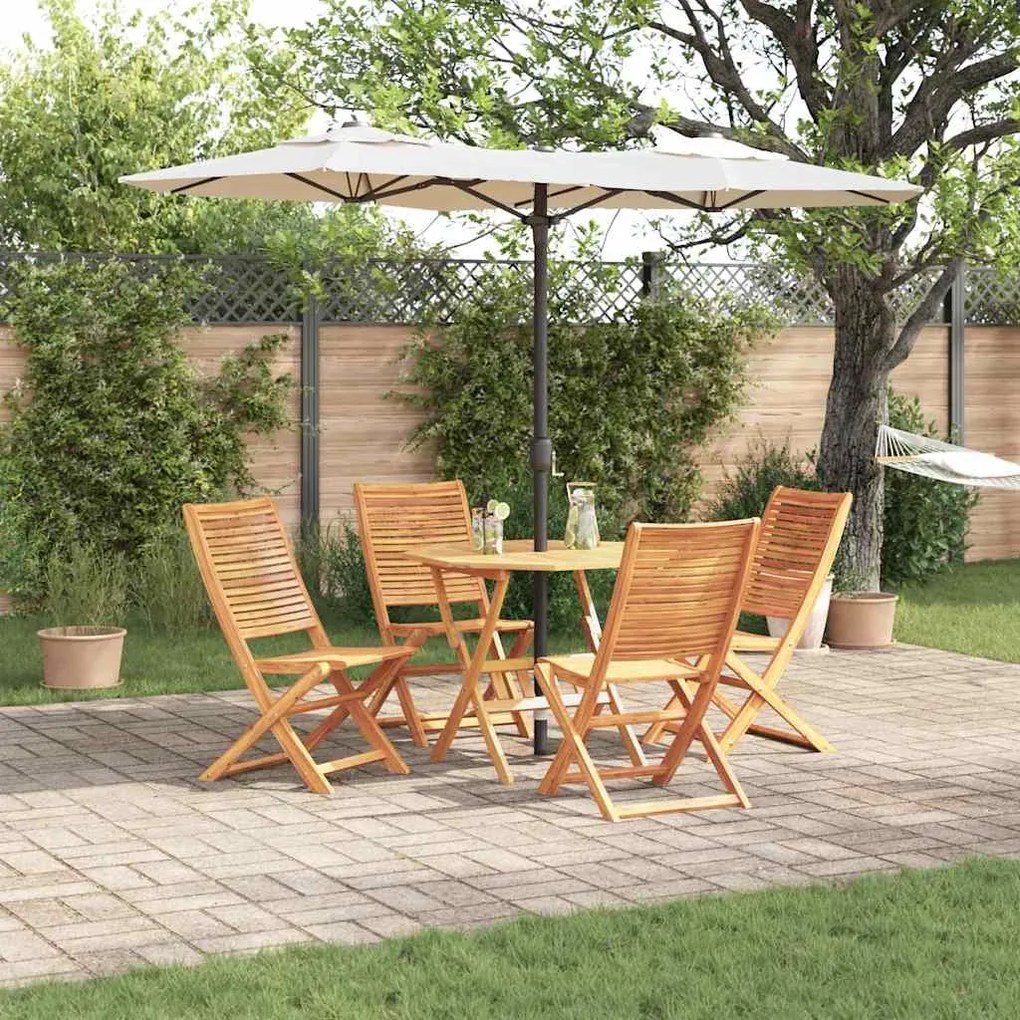 vidaXL Conjunto de Jantar de Jardim com 5 Peças - Madeira de Acácia