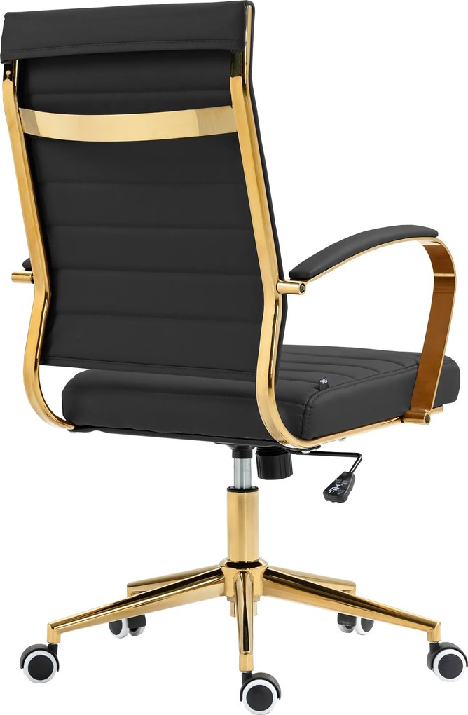 Cadeira de Escritório Havana Couro sintético preto