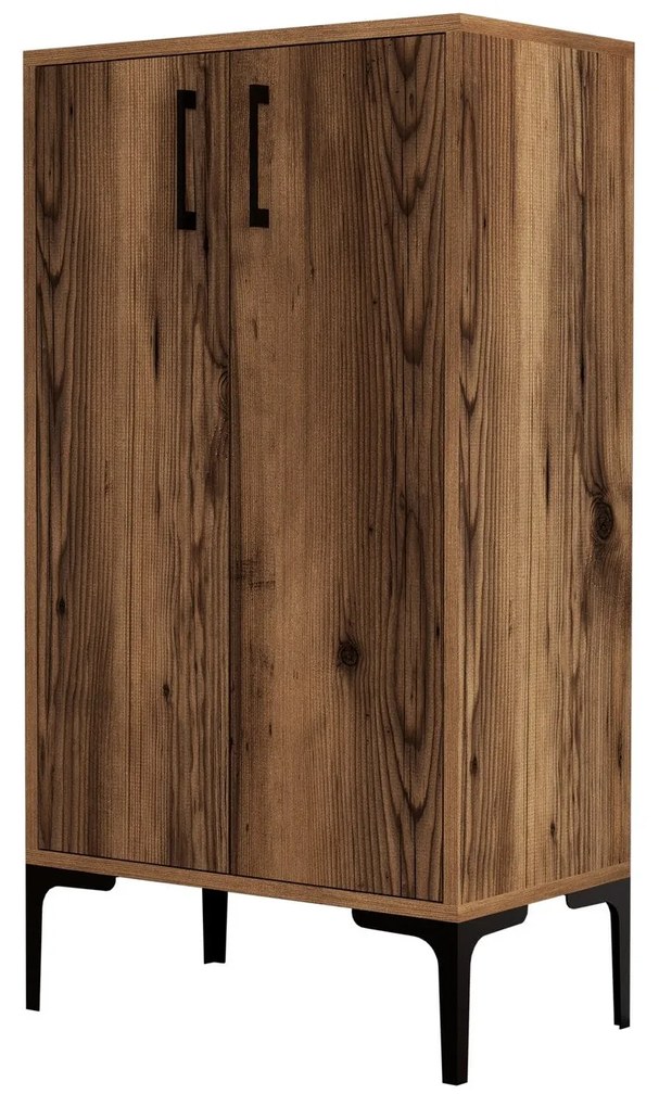 Sapateira Prag – Nogueira – 60 x 111 x 35 cm