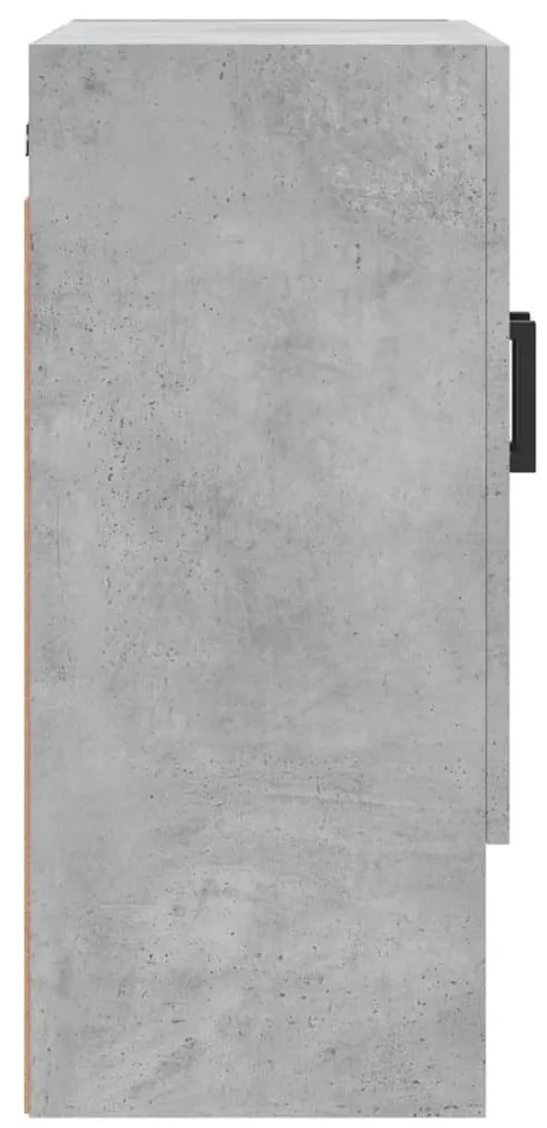 Armário parede 60x31x70cm derivados de madeira cinzento cimento
