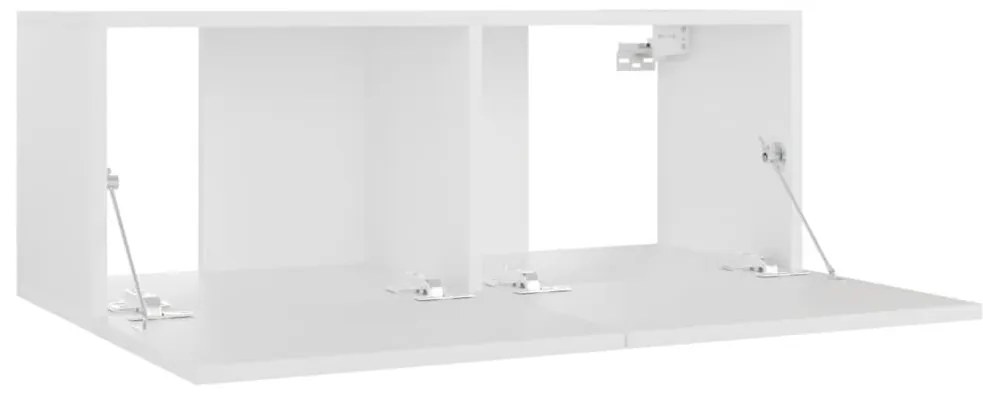 Móvel de TV 80x30x30 cm derivados de madeira branco
