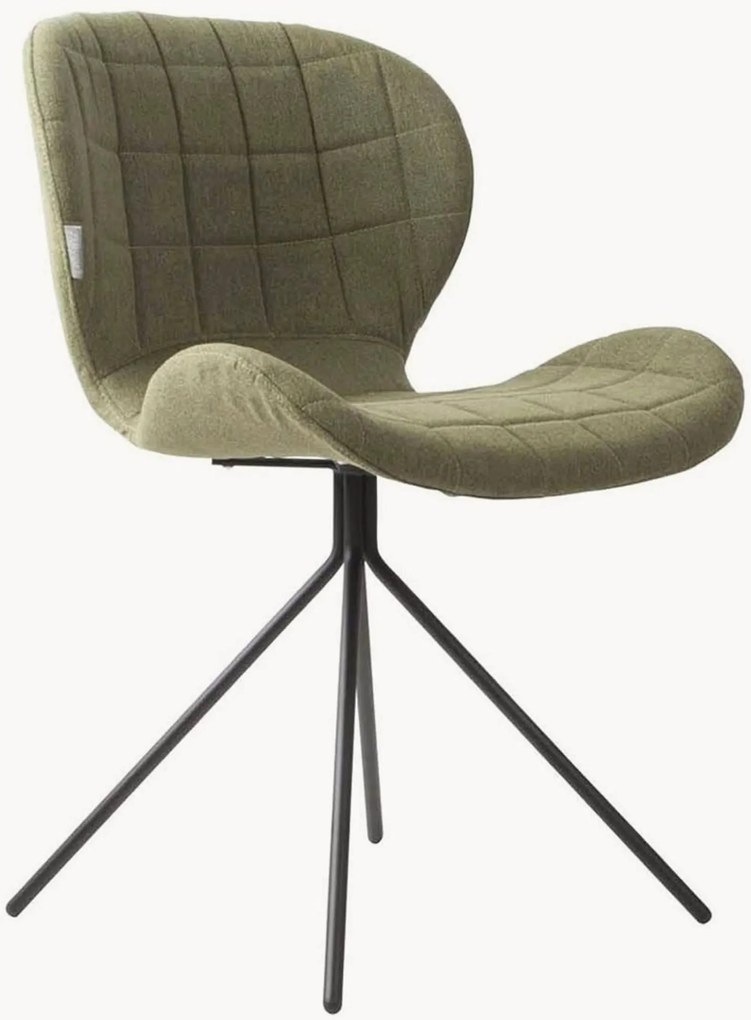 Cadeiras de jantar estofadas OMG, conjunto de 2