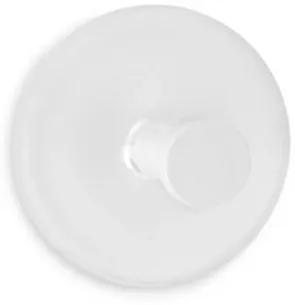 Cabide Adesivo circular semi-trasparente Branco 2uni