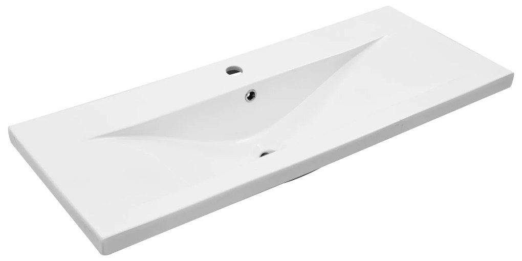 Armário de Pia com Lavabo Embutido Carvalho Negro Madeira Engenheirada