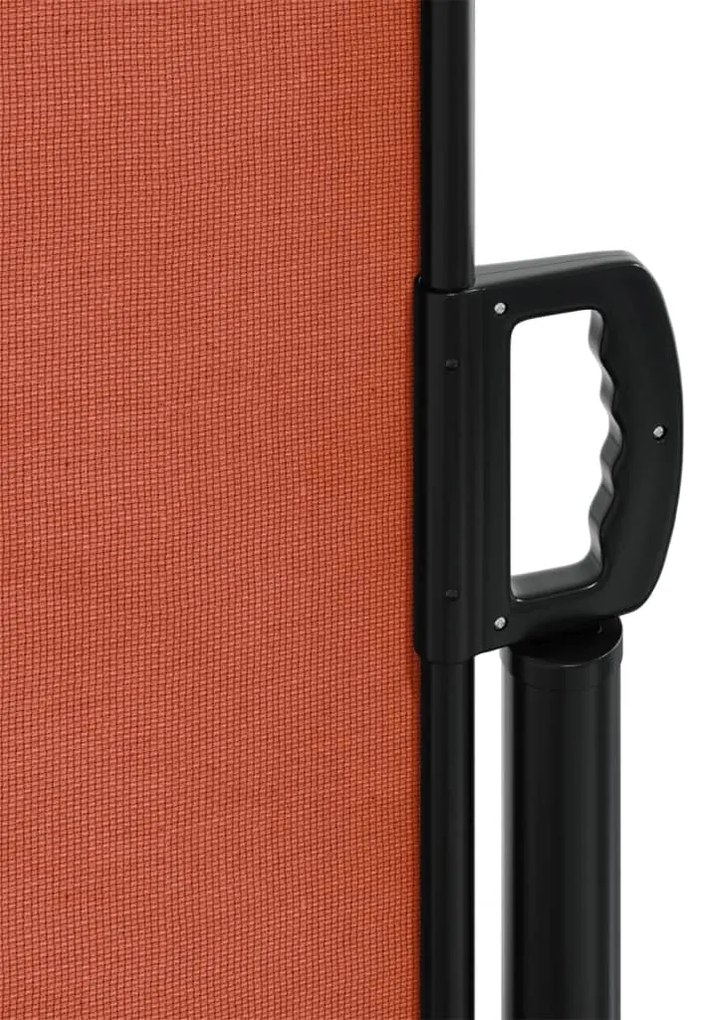Toldo lateral retrátil 160x600 cm terracota