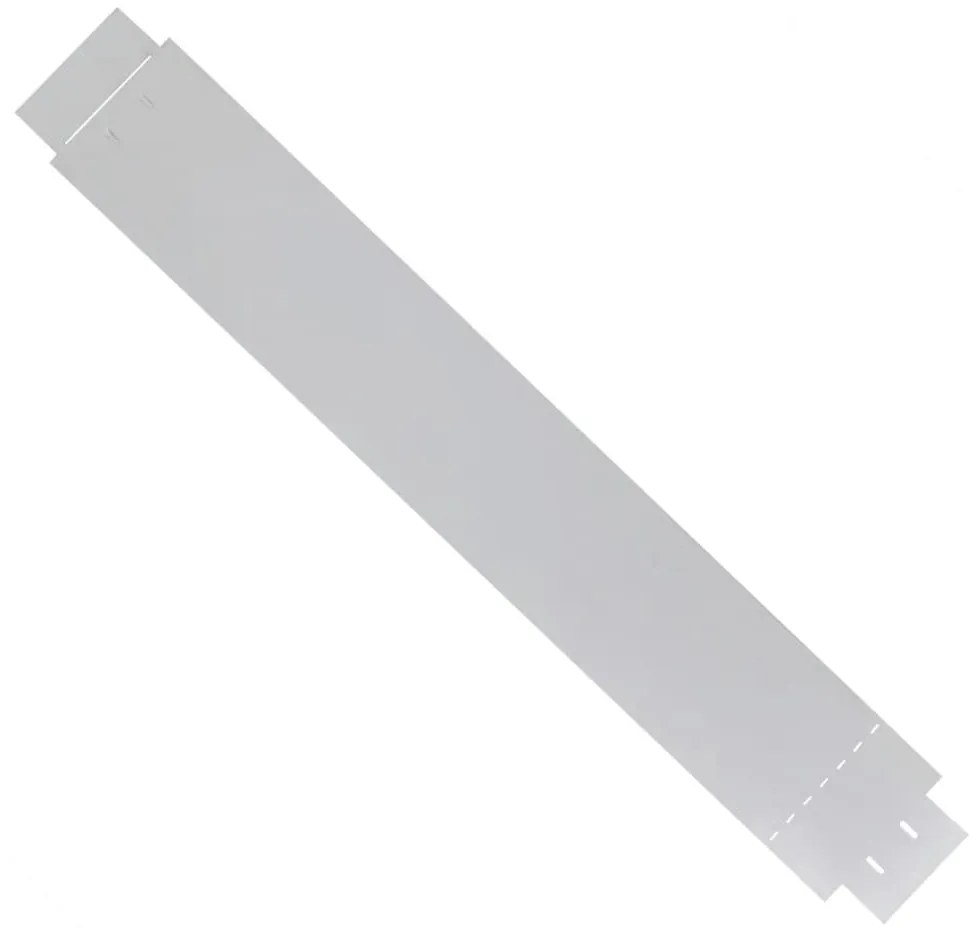 Conjunto 20 painéis vedação relvado 100 x 14 cm aço galvanizado