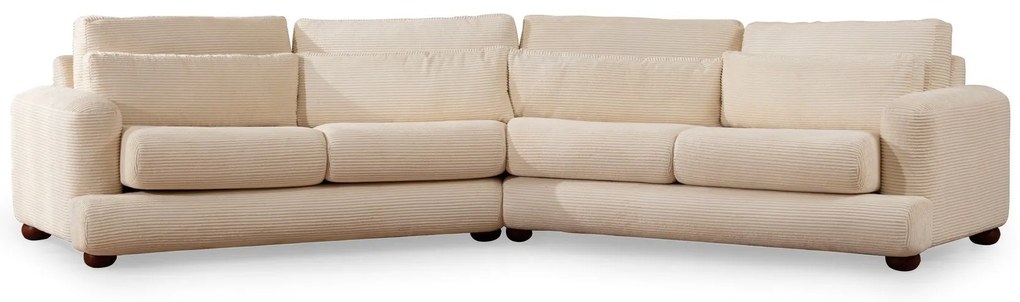 **** Sofá de 4 Lugares River – Bege – 330 cm x 105 cm x 90 cm

**