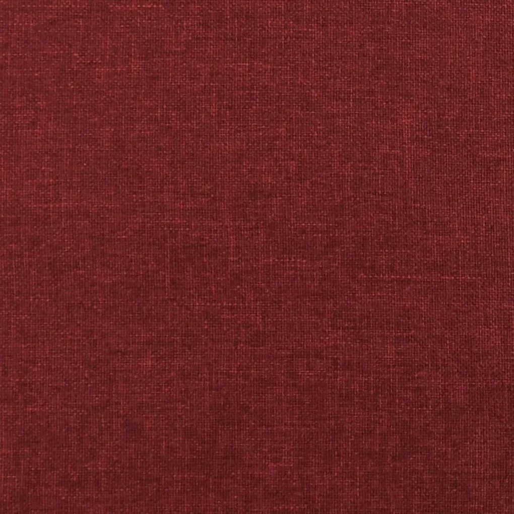Poltrona Kai de Descanso com Apoio de Pés em Tecido - Vermelho Tinto -