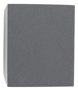 Conjunto de 2 Apliques Modernos Cinza Escuro IP44 - Baleno