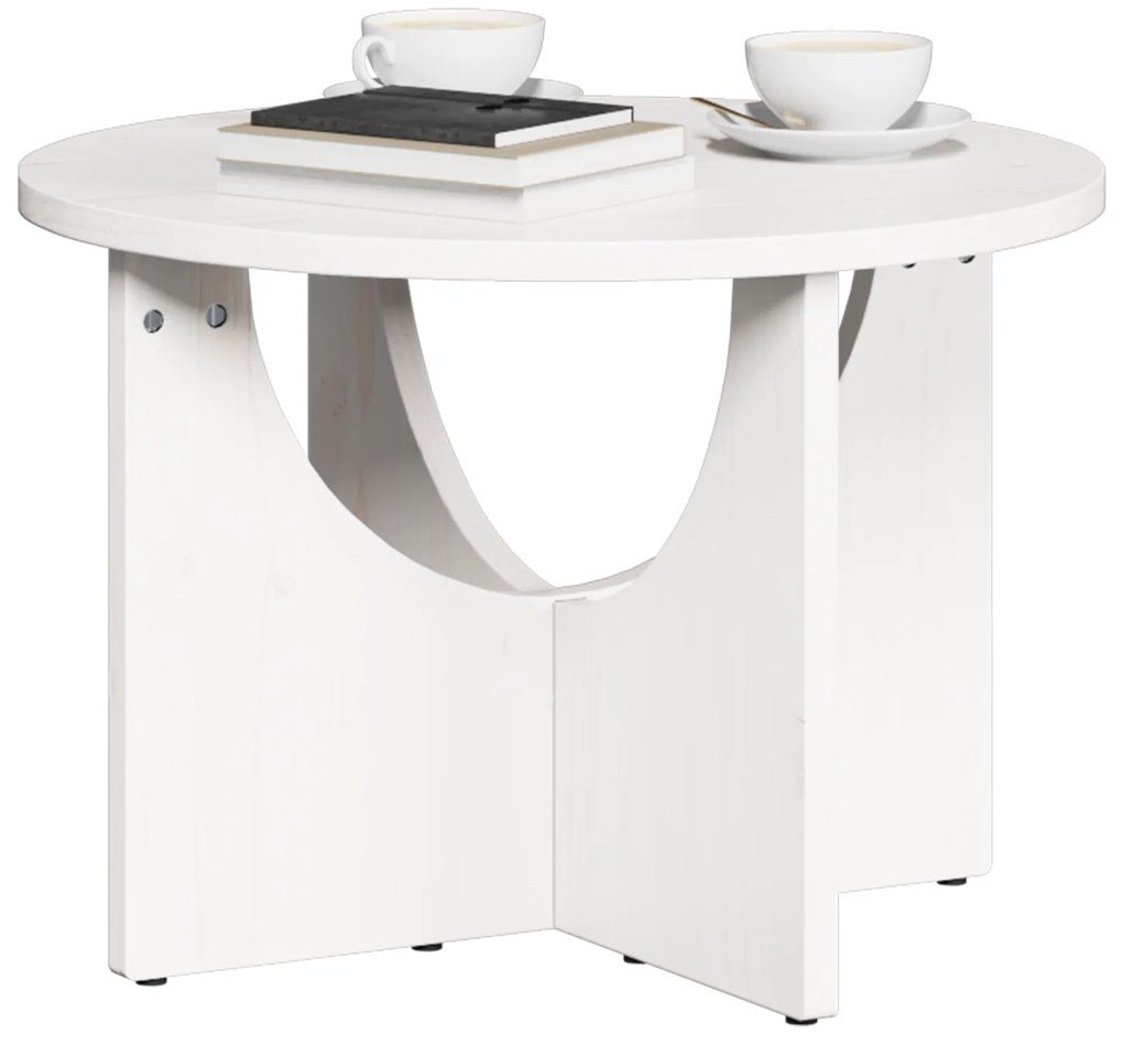 Mesa de centro Branco 50 x 50 x 35 cm
