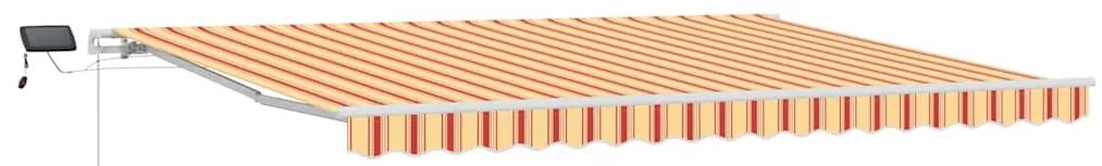 Toldo Retrátil Amarelo e laranja 450 × 300 cm amarelo e laranja
