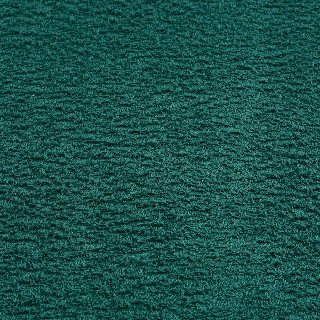6pcs Conjunto toalhas banho 360 gsm 100% algodão verde