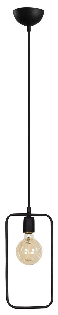 Candeeiro de Teto Geonni – Preto – 15 x 6 cm