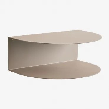 Estante De Parede ↔︎ 40 Cm Em Aço Taifa Moka Brown - Sklum