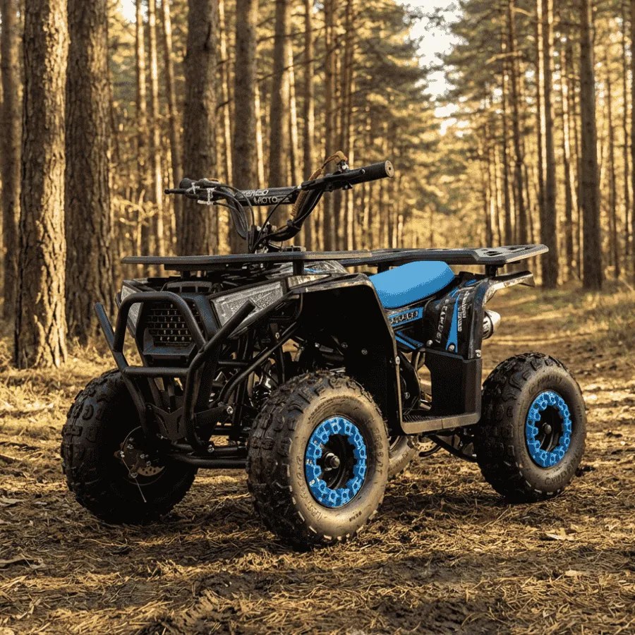 Moto 4 gasolina para Crianças Motors Quad Escape 49cc Azul