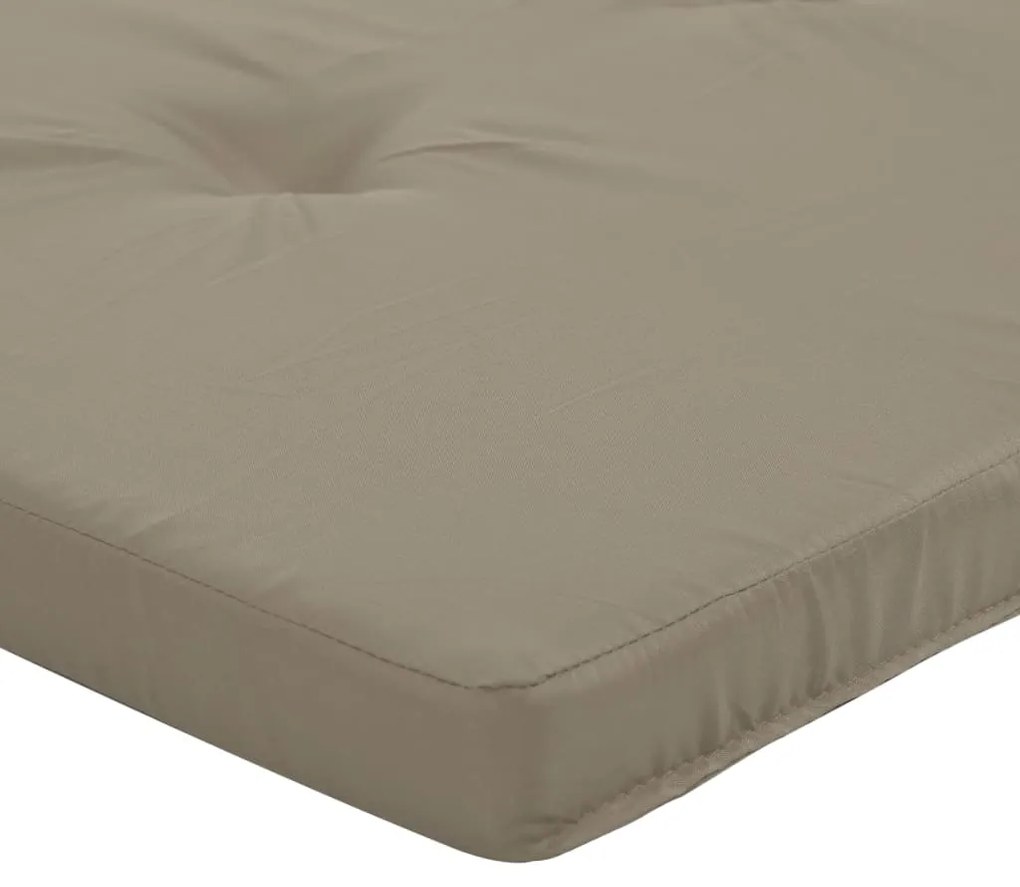 Almofadões cadeira adirondack 2pcs tecido oxf cinza-acastanhado