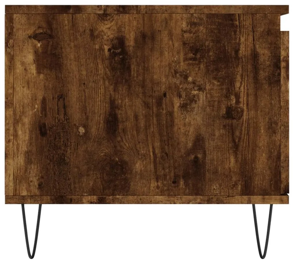 Mesa de centro 100x50x45 cm derivados madeira carvalho fumado