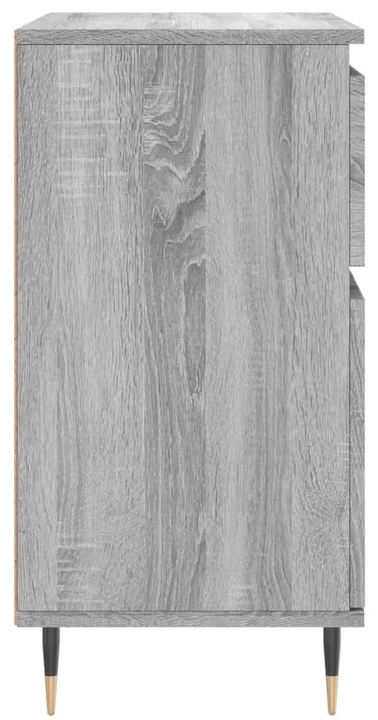 Aparador 60x35x70 cm derivados de madeira cinzento sonoma