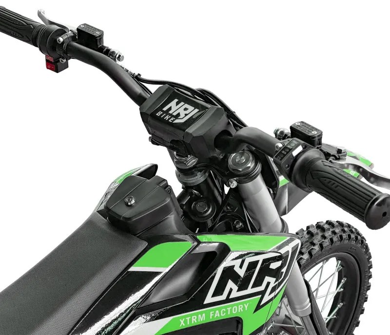 MOTO CROSS elétrica para crianças Bateria de lítio de 1000W NRJ 12/10 Verde