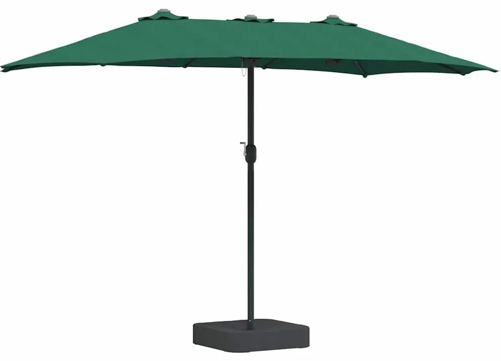 Guarda-sol de Jardim Verde 385 x 209 x 244 cm tecido