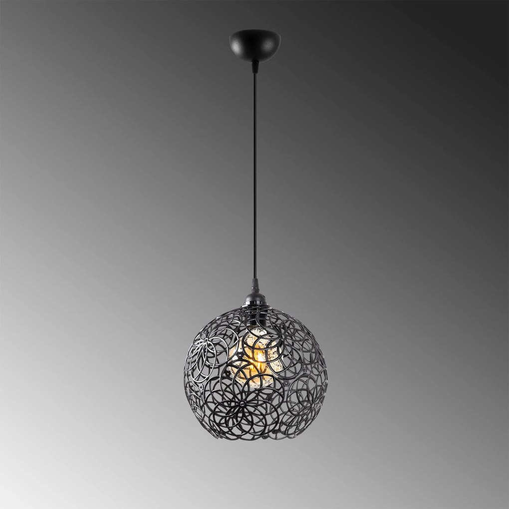 Candeeiro de Teto Hay – Preto – 25 x 25 x 126 cm