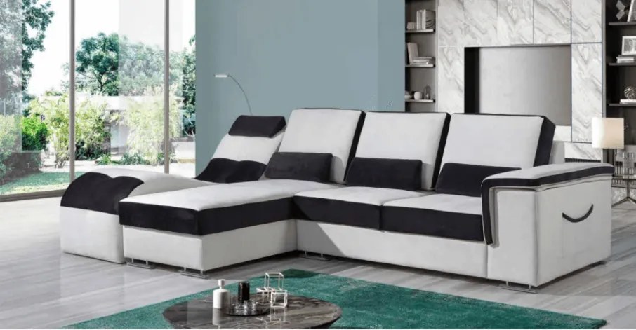 Chaise-longue (com espreguiçadeira) Kelly (Personalizável) - Confort