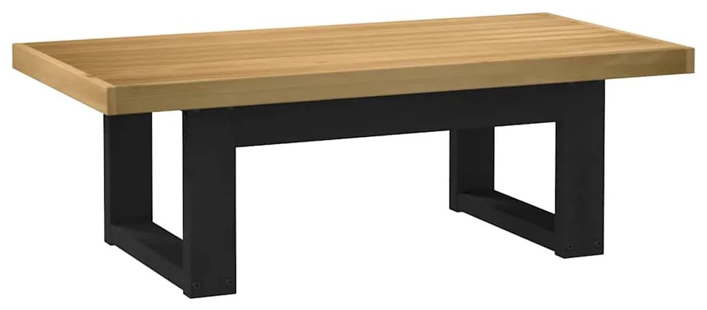 vidaXL Mesa de centro NOAIN pernas em forma de U 120x60x40 cm
