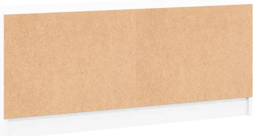 Móvel de TV c/ portas de vidro 102x37x42 cm branco