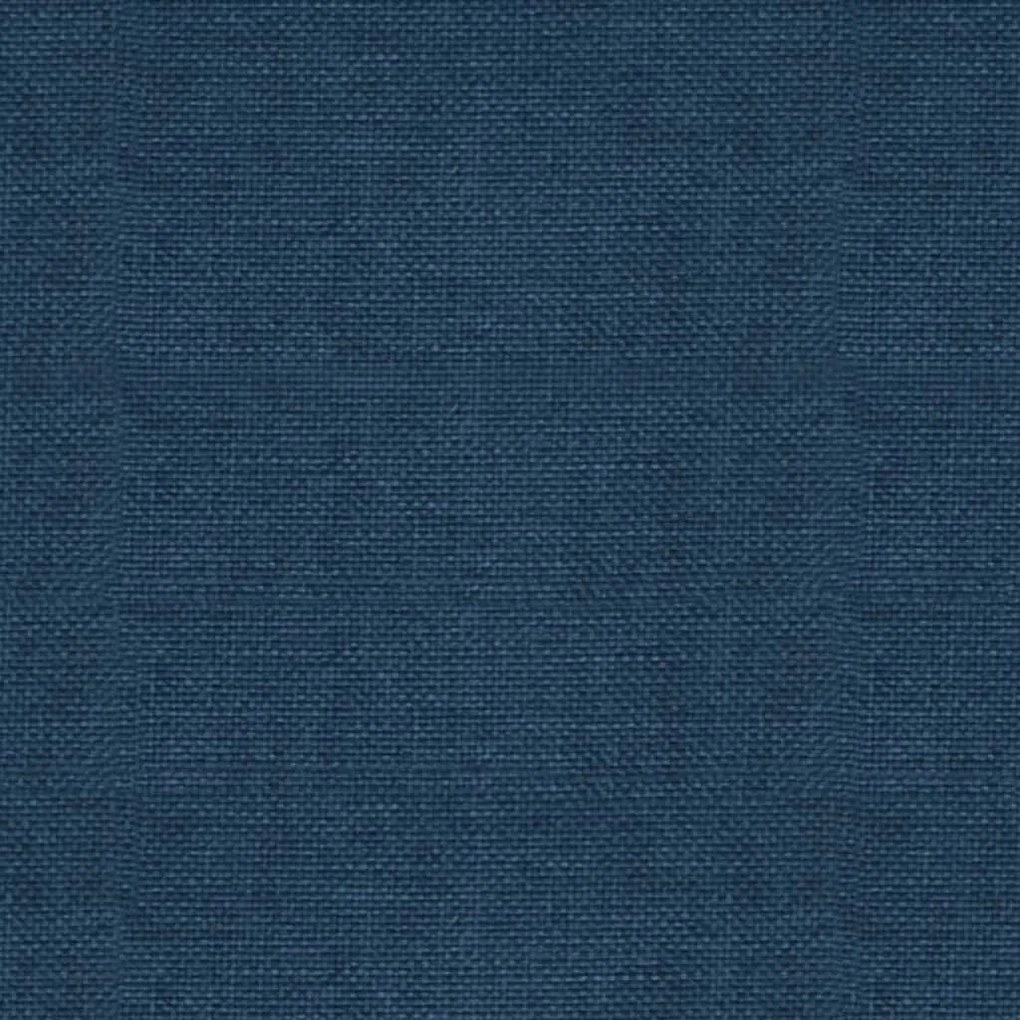 Cadeira de jantar giratória tecido azul