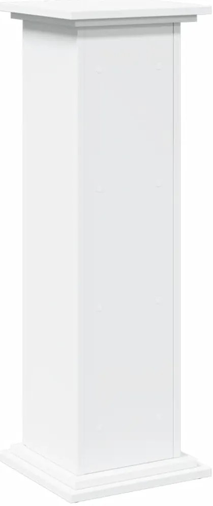 Suporte expositor com arrumação derivados de madeira branco