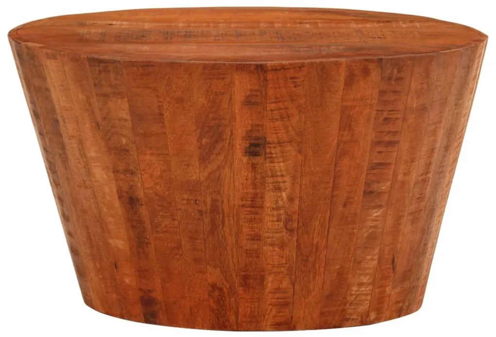 Mesa de centro Ø 52x30 madeira de mangueira áspera maciça