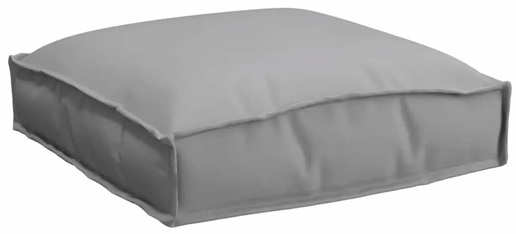 Almofadas de palete para assento, 6 pcs, cinza, 40x40x8 cm, tecido Oxf