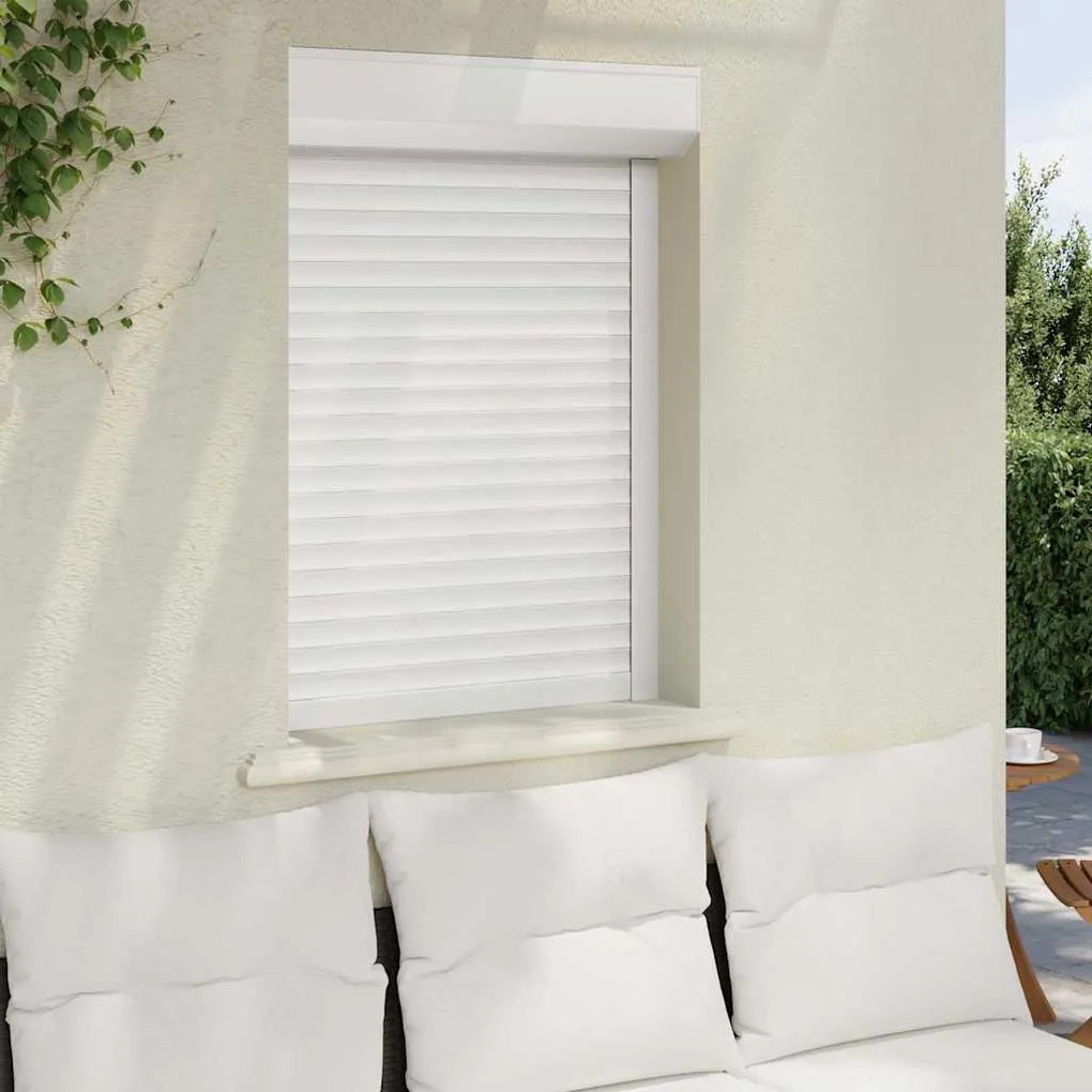 Persiana de enrolar em alumínio 70x100 cm branco