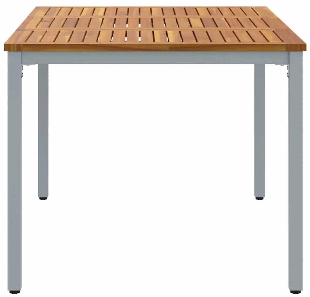 Mesa de Jardim 150 x 90 x 75 cm em Madeira de Acácia e Metal