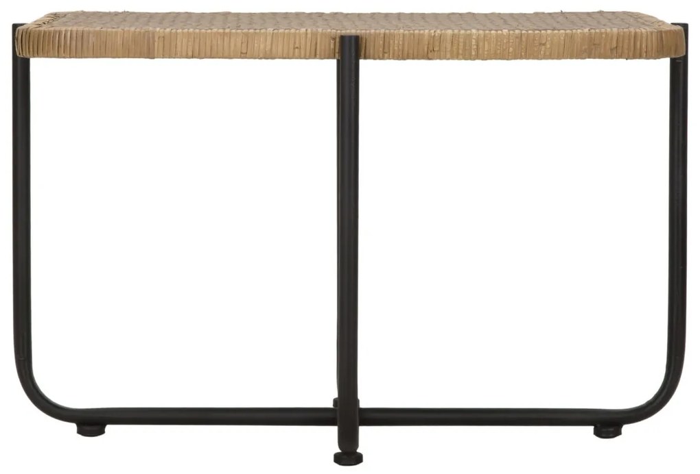 MESA DE CENTRO CEBU 75X55X46,5 CM CASTANHO E PRETO