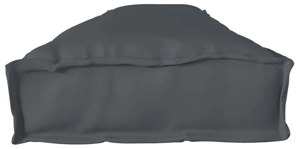 Capa de Almofada para Banco Antracite 200 x 40 x 8 cm - Tecido Oxford