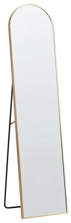 Espelho de pé dourado 36 x 150 cm BAGNOLET Beliani