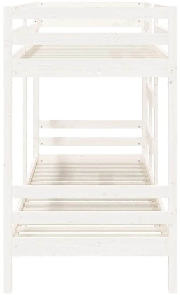 Beliche 75x190 cm madeira de pinho maciça branco