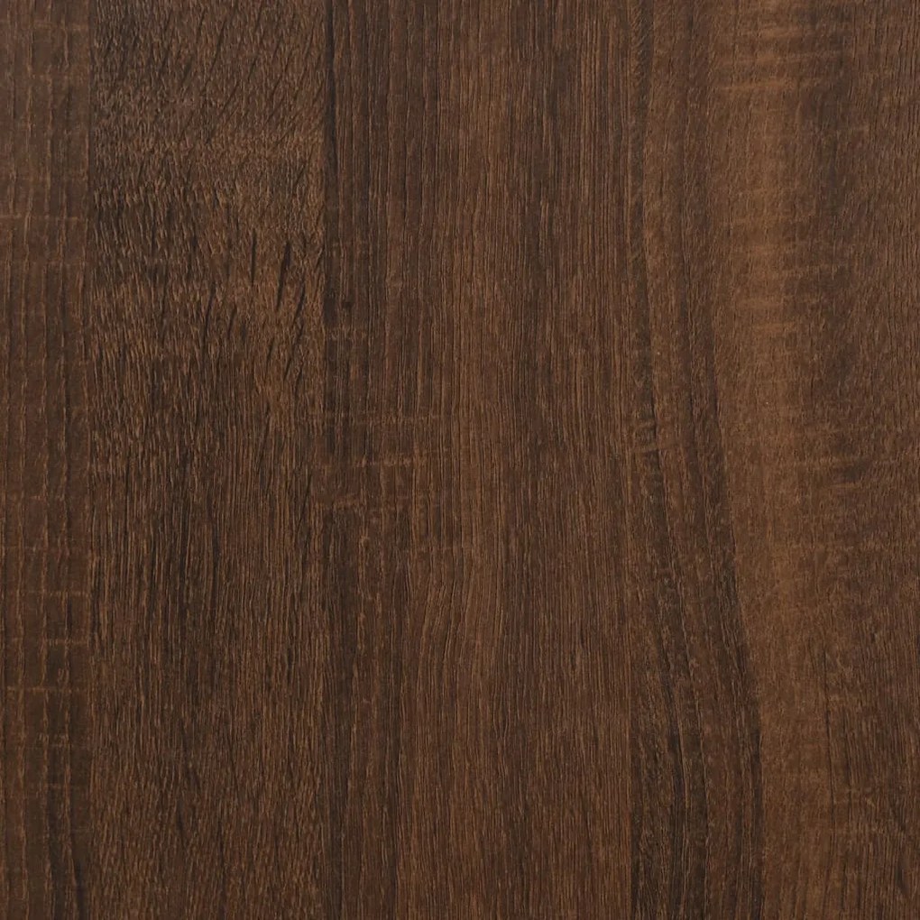 Mesa centro 90x44,5x45 cm derivados madeira carvalho castanho