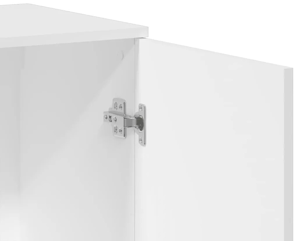 Aparadores 2 pcs 79x38x80 cm derivados de madeira branco